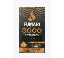Электронная сигарета Фумари Мега 3000 Табак (Fumari Pods 3000 Mega)