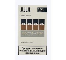 Картриджи для JUUL Golden Tobacco (Джул Табак) 4шт 15мг